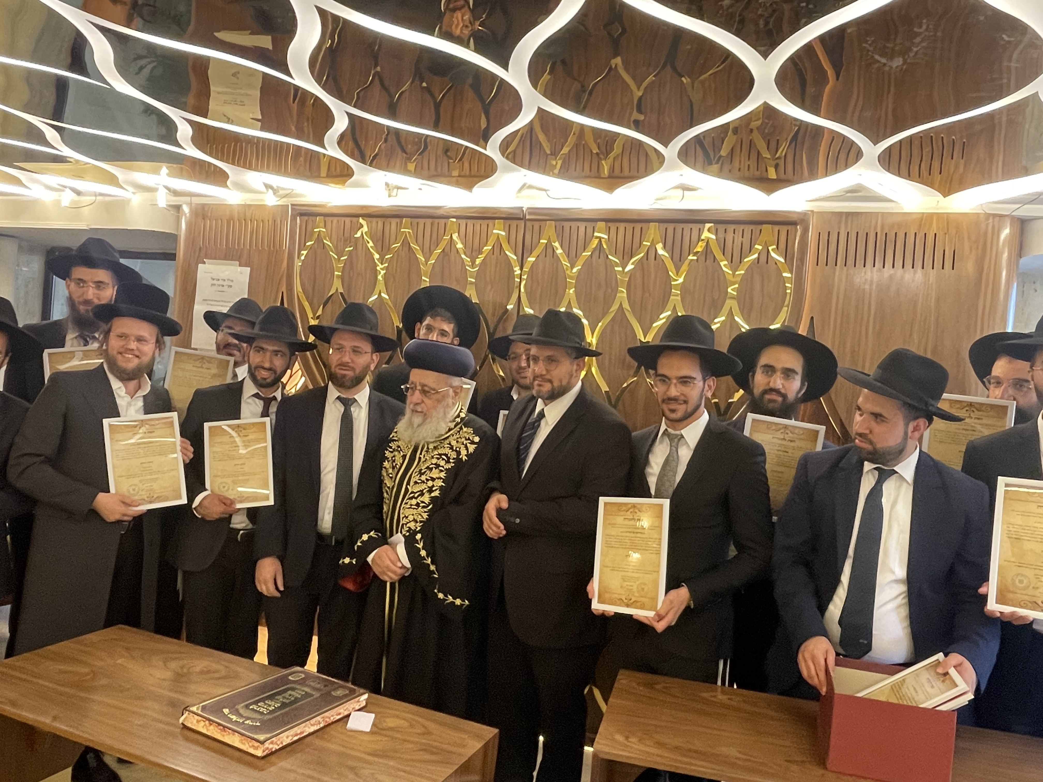 Semicha Ceremony with the Chief Rabbi
